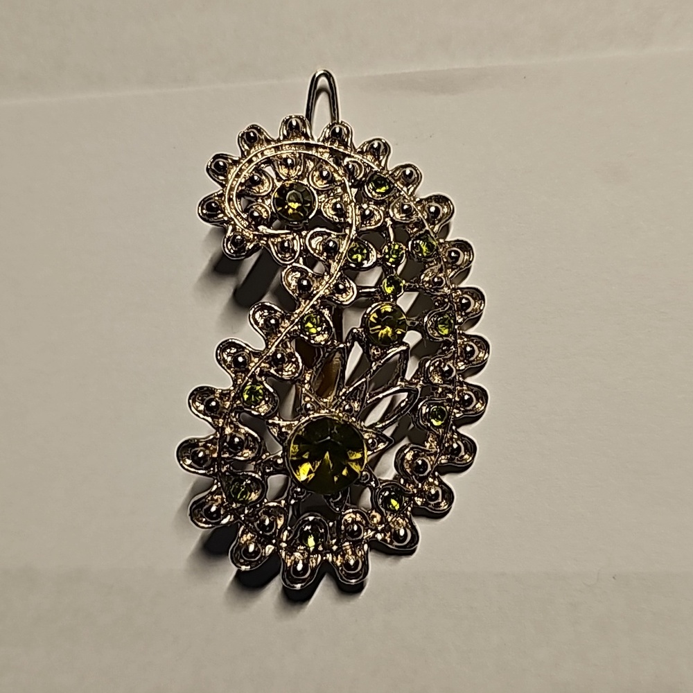 Green turquoise hair pin